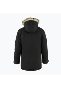 Fjällräven - Kurtka zimowa męska Fjallraven Nuuk Parka. Kolor: wielokolorowy, szary, czarny. Sezon: zima