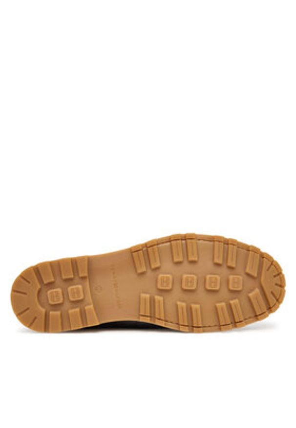 TOMMY HILFIGER - Tommy Hilfiger Półbuty Hilfiger Braided Lth Boat Shoe FM0FM05892 Granatowy. Kolor: niebieski. Materiał: skóra