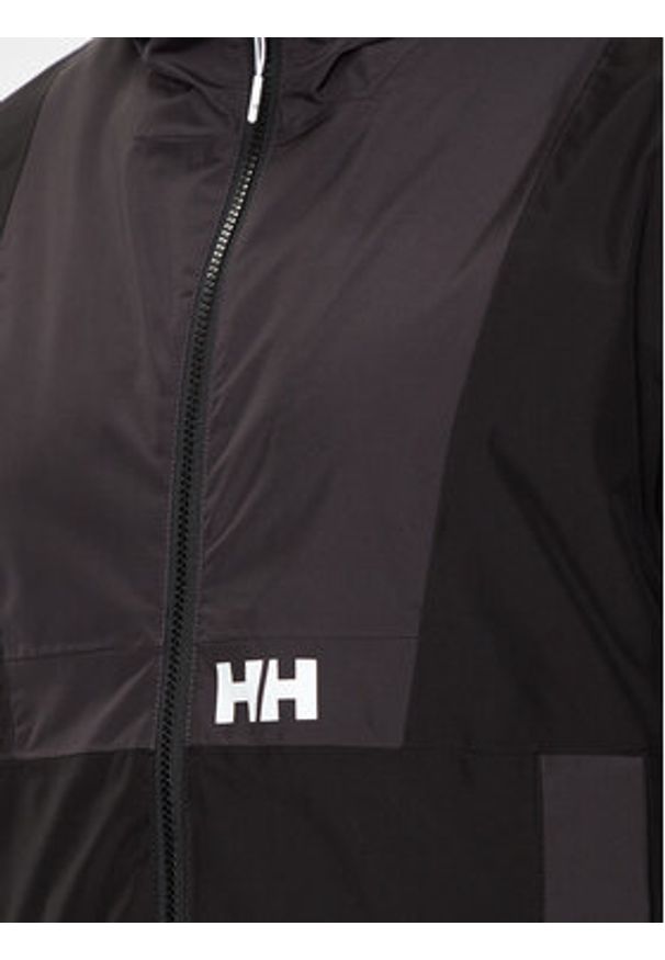 Helly Hansen Kurtka przeciwdeszczowa Rig Rain Jacket 54096 Czarny Regular Fit. Kolor: czarny. Materiał: syntetyk