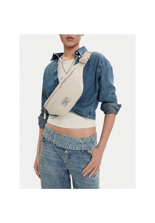 Torebka Guess Jeans. Kolor: kremowy