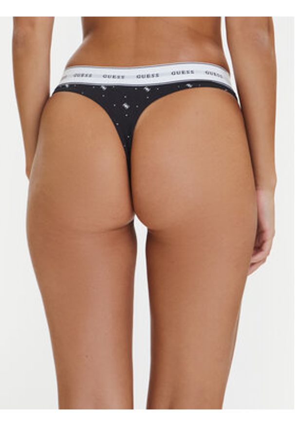 Guess Biustonosz top O97C01 KBOE1 Czarny. Kolor: czarny. Materiał: bawełna