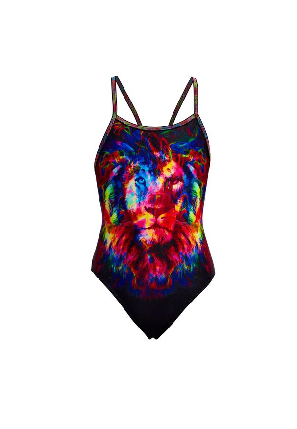 FUNKITA - Strój do pływania dziewczęcy Funkita Pride Alive - Single Strap. Kolor: wielokolorowy