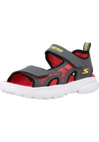 skechers - Sandały Skechers Model 406513l Kolor Szary. Kolor: szary. Materiał: materiał, syntetyk