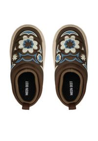 Moon Boot Botki Park Soft Flower 80D2470030 Brązowy. Kolor: brązowy. Materiał: skóra