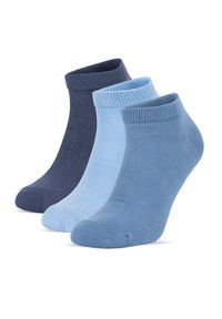 Sprandi Zestaw 3 par niskich skarpet unisex 0UB-005-AW24 (3-PACK) Niebieski. Kolor: niebieski. Materiał: bawełna #1