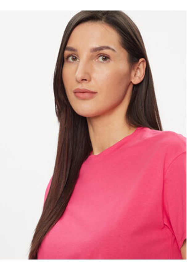 United Colors of Benetton - United Colors Of Benetton T-Shirt 3096D102O Różowy Regular Fit. Kolor: różowy. Materiał: bawełna