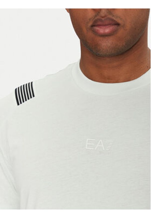 EA7 Emporio Armani T-Shirt 7M000266 AF10375 U9060 Niebieski Regular Fit. Kolor: niebieski. Materiał: bawełna