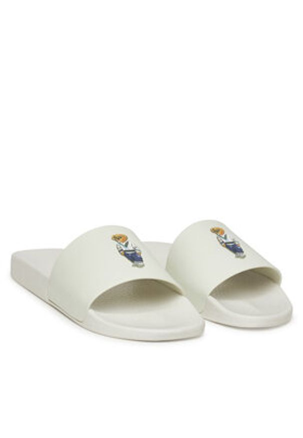 Polo Ralph Lauren Klapki 809962615001 Biały. Kolor: biały
