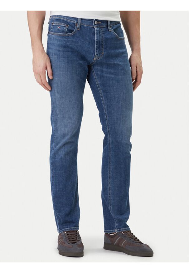 Tommy Jeans Jeansy Scanton DM0DM22960 Niebieski Slim Fit. Kolor: niebieski