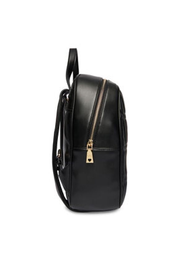 Love Moschino - LOVE MOSCHINO Plecak JC4036PP1OLJ0000 Czarny. Kolor: czarny. Materiał: skóra