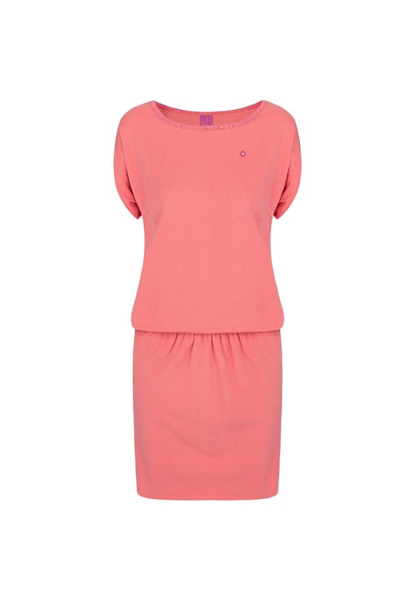 ZEAGLE - Damska Sukienka Loap Abvika L - Elegancja z Bawełny na Lato. Kolor: fioletowy. Materiał: bawełna, elastan. Sezon: lato. Typ sukienki: sportowe. Styl: elegancki, sportowy