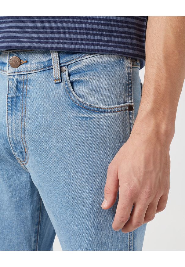 Wrangler - WRANGLER LARSTON MĘSKIE SPODNIE JEANSOWE JEANSY DŻINSY GOOD VIBES 112350666 W18S016839