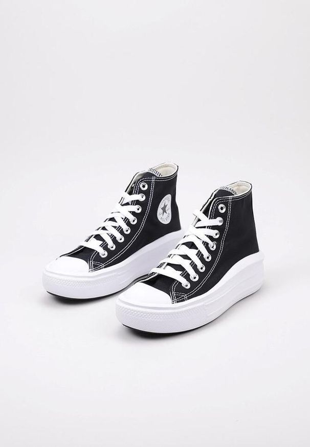Trampki damskie Converse Chuck Taylor All Star Move Platform Hi. Okazja: na co dzień. Kolor: biały, czarny, wielokolorowy. Obcas: na platformie. Model: Converse All Star