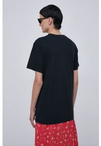 Ellesse t-shirt bawełniany kolor czarny SGK13290-011. Okazja: na co dzień. Kolor: czarny. Materiał: bawełna. Wzór: gładki. Styl: casual #3