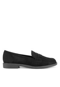 DeeZee Mokasyny 8-124-9 Czarny. Kolor: czarny. Materiał: materiał #4