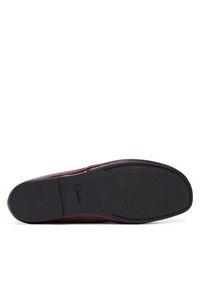 Clarks Baleriny Livia Sky 26184743 Bordowy. Kolor: czerwony. Materiał: skóra, lakier #3