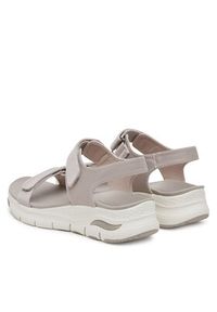 skechers - Skechers Sandały Arch Fit-Touristy 119247/TPE Brązowy. Kolor: brązowy. Materiał: materiał #4