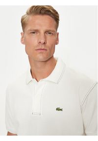 Lacoste Polo PH5981 Biały Regular Fit. Typ kołnierza: polo. Kolor: biały. Materiał: bawełna