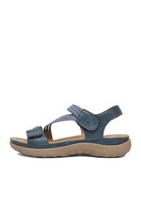 Rieker Sandały CEO-64870-14 Niebieski. Kolor: niebieski. Materiał: skóra #6