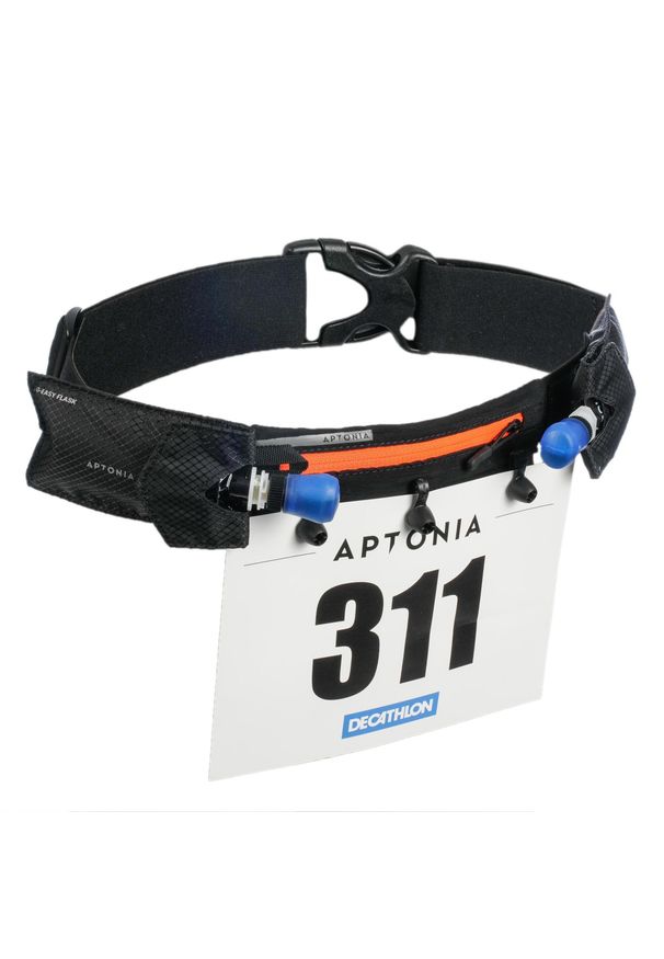 APTONIA - Pas Na Numer Startowy Triathlon Longue Distance Kompatybilny Z G-Easy. Kolor: czarny, czerwony, wielokolorowy. Materiał: poliester, poliamid, materiał