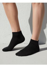 Sinsay - Skarpetki stopki 5 pack - czarny. Kolor: czarny