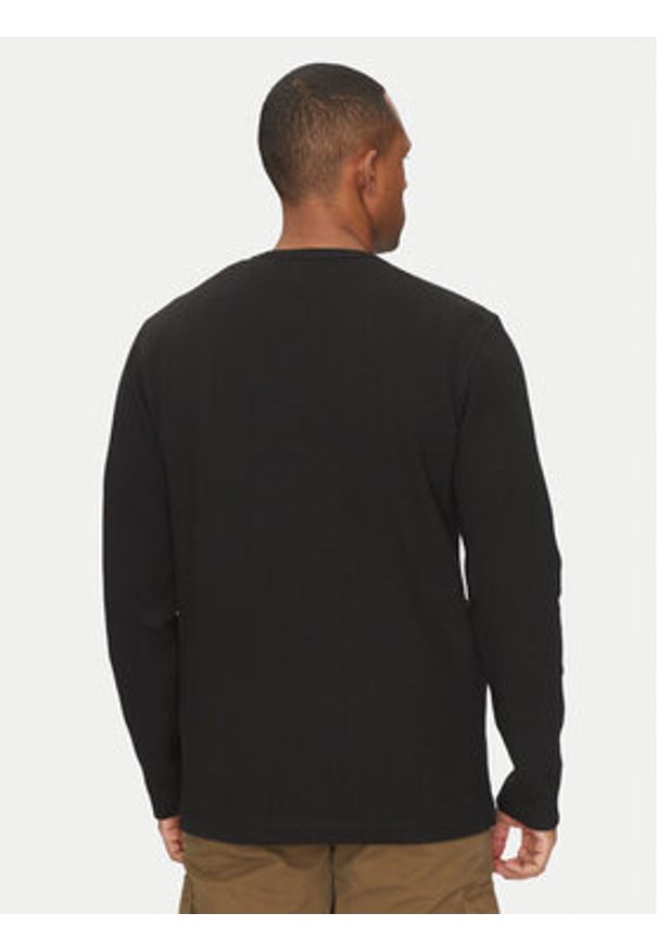 BOSS Longsleeve Tempesto 50520725 Czarny Regular Fit. Kolor: czarny. Materiał: bawełna. Długość rękawa: długi rękaw