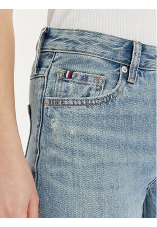 TOMMY HILFIGER - Tommy Hilfiger Jeansy Classic WW0WW41307 Niebieski Straight Fit. Kolor: niebieski