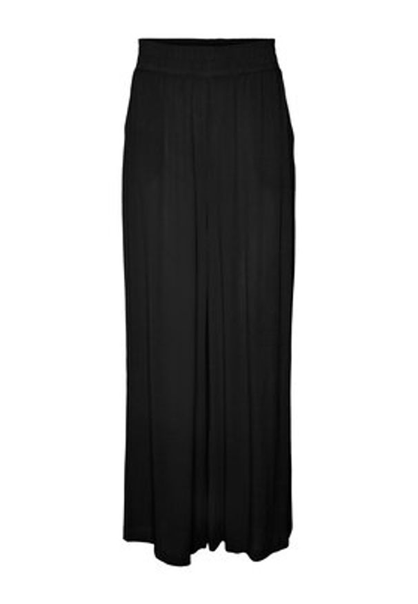 Vero Moda Spodnie palazzo Menny 10282478 Czarny Wide Leg. Kolor: czarny. Materiał: wiskoza