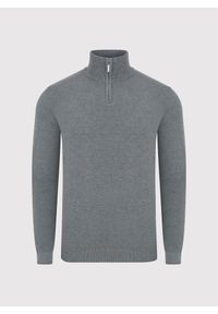 Pako Lorente - PAKO LORENTE – Szary sweter z wysoką stójką zapinaną na zamek. Typ kołnierza: kołnierzyk stójkowy. Kolor: szary. Materiał: bawełna. Sezon: zima, jesień #7