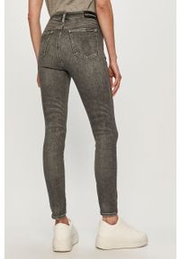 Calvin Klein Jeans - Jeansy. Stan: podwyższony. Kolor: szary. Materiał: bawełna, denim, elastan #4