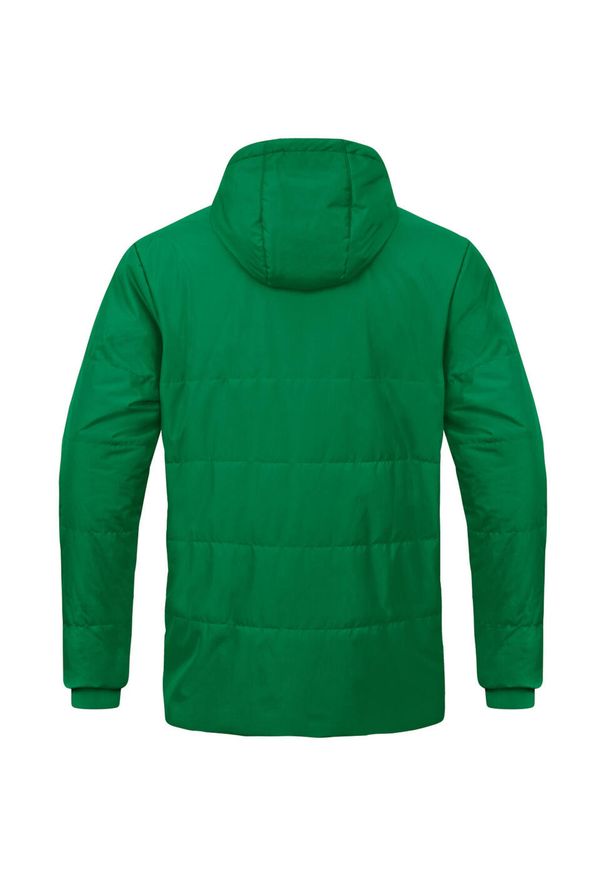 Kurtka puchowa Jako Coach Team. Kolor: zielony. Materiał: puch