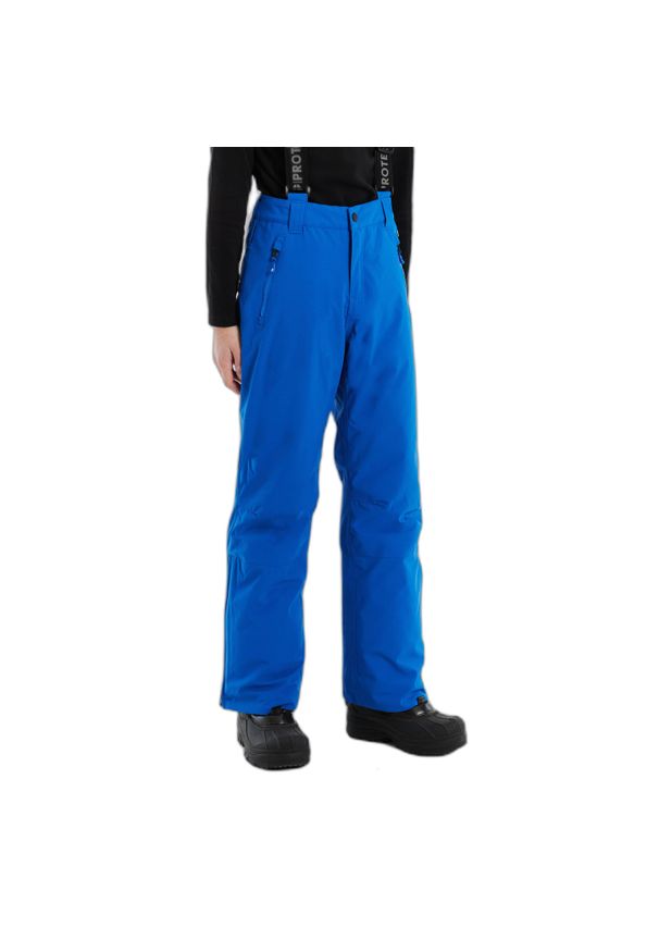 Dziecięce spodnie narciarskie Protest Spikety. Kolor: niebieski. Sezon: zima. Sport: narciarstwo