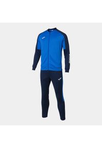 Dres do piłki nożnej męski Joma Eco championship. Kolor: niebieski. Materiał: dresówka. Sport: piłka nożna