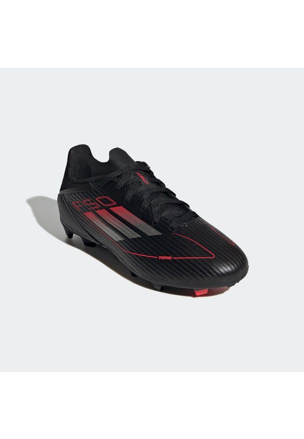 Adidas - Buty piłkarskie dla dzieci ADIDAS F50 League FG/MG. Materiał: syntetyk. Szerokość cholewki: normalna. Wzór: nadruk. Sport: piłka nożna
