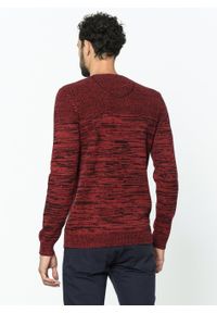 Wrangler - MĘSKI SWETER WRANGLER TWISTED CREW KNIT RHUBARB RED W85749QRO #4