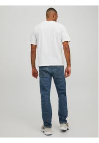 Jack & Jones - Jack&Jones T-Shirt Euphori 12232256 Biały Standard Fit. Kolor: biały. Materiał: bawełna #5