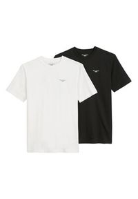 Marc O'Polo Denim Komplet 2 t-shirtów 5000007362 Czarny Regular Fit. Typ kołnierza: polo. Kolor: czarny. Materiał: bawełna