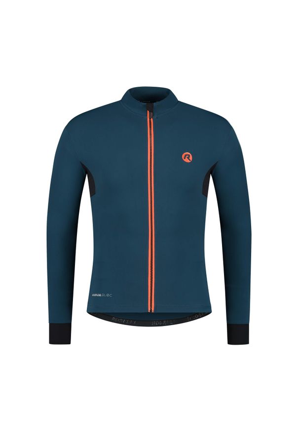 ROGELLI - Koszulka z długim rękawem męska Rogelli Distance Dwr. Kolor: niebieski, pomarańczowy, wielokolorowy. Długość rękawa: długi rękaw. Długość: długie. Sport: kolarstwo