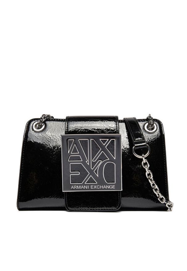 Armani Exchange Torebka 948590 4F766 00020 Czarny. Kolor: czarny. Materiał: skórzane