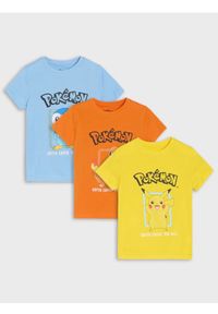 Sinsay - Koszulki 3 pack Pokémon - wielobarwny #1