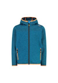 Kurtka z kapturem dla dziecka CMP. Typ kołnierza: kaptur. Kolor: niebieski, wielokolorowy, pomarańczowy. Materiał: softshell. Styl: sportowy #1