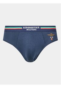 Aeronautica Militare Komplet 2 par slipów AM1USL001 Granatowy. Kolor: niebieski. Materiał: bawełna