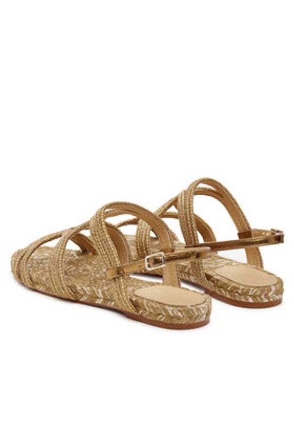 Castañer Espadryle Pitra/266 025585 Złoty. Kolor: złoty. Materiał: materiał