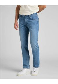 Lee - LEE DAREN ZIP FLY MĘSKIE SPODNIE JEANSOWE WORKER LIGHT L707MWF