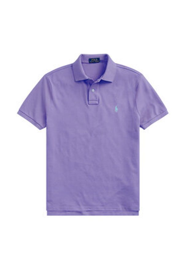 Polo Ralph Lauren Polo 710782592028 Fioletowy Regular Fit. Typ kołnierza: polo. Kolor: fioletowy. Materiał: bawełna