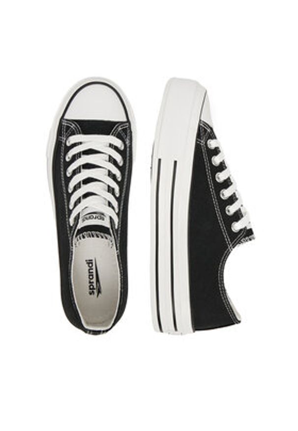 Sprandi Trampki CEO-LEA-RA003 Czarny. Kolor: czarny. Materiał: materiał