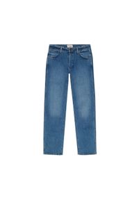 Wrangler - WRANGLER LARSTON MĘSKIE SPODNIE JEANSOWE JEANSY DŻINSY GARNER BLUE W112350846 #6
