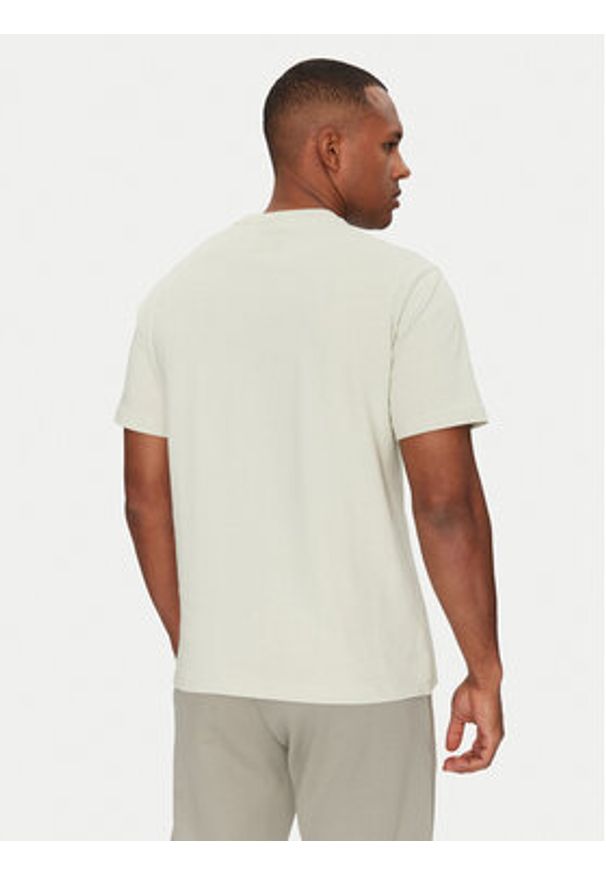 EA7 Emporio Armani T-Shirt 7M000149 AF14772 U9004 Beżowy Regular Fit. Kolor: beżowy. Materiał: bawełna