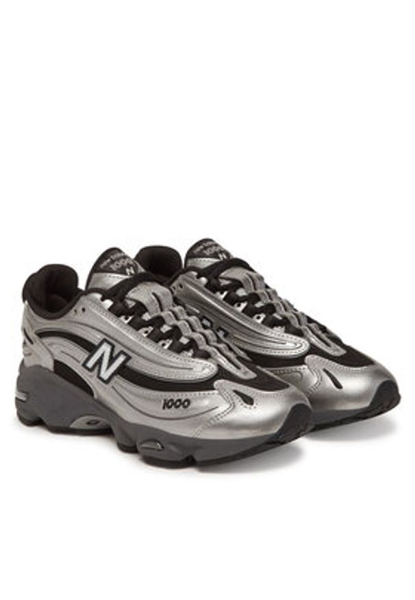 New Balance Sneakersy M1000EGR Srebrny. Kolor: srebrny. Materiał: skóra