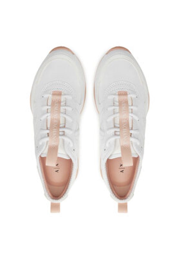 Armani Exchange Sneakersy XDX039 XV311 K643 Biały. Kolor: biały. Materiał: materiał